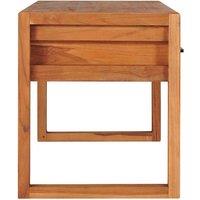 Berkfield Home TV Cabinet 100x40x45 cm Teak Wood in Brown | Size: 100 x 40 x 45 cm