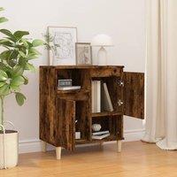 Berkfield Home Sideboard Smoked Oak 60x35x70 cm Engineered Wood in Brown | Size: 60 x 35 x 70 cm