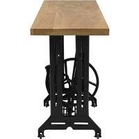 Berkfield Home Sewing Machine Console Table 110x40x75 cm in Brown | Size: 110 x 40 x 75 cm