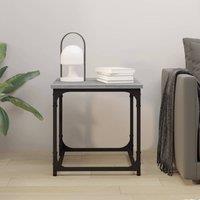 Berkfield Home Side Table Grey Sonoma 40x40x40 cm Engineered Wood | Size: 40 x 40 x 40 cm