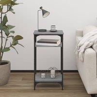 Berkfield Home Side Table Grey Sonoma 40x30x75 cm Engineered Wood | Size: 40 x 30 x 75 cm