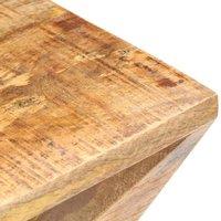 Berkfield Home Side Table 35x35x55 cm Solid Mango Wood in Brown | Size: 35 x 35 x 55 cm