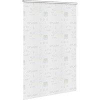 Berkfield Home Shower Roller Blind 140x240 cm Splash in White