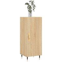 Berkfield Home Sideboard Sonoma Oak 34.5x34x90 cm Engineered Wood in Light Tan