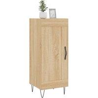 Berkfield Home Sideboard Sonoma Oak 34.5x34x90 cm Engineered Wood in Natural