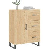 Berkfield Home Sideboard Sonoma Oak 69.5x34x90 cm Engineered Wood in Light Tan