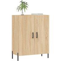 Berkfield Home Sideboard Sonoma Oak 69.5x34x90 cm Engineered Wood in Light Brown