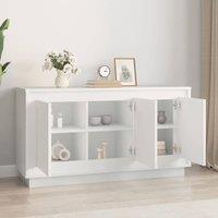 Berkfield Home Sideboard White 102x35x55 cm Engineered Wood | Size: 102 x 35 x 55 cm