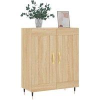 Berkfield Home Sideboard Sonoma Oak 69.5x34x90 cm Engineered Wood in Brown