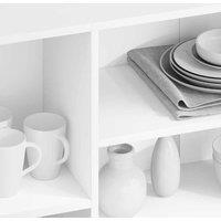 Berkfield Home Sideboard White 120x30x75 cm Engineered Wood | Size: 120 x 30 x 75 cm