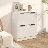 Berkfield Home Sideboard White 60x30x70 cm Engineered Wood | Size: 60 x 30 x 70 cm