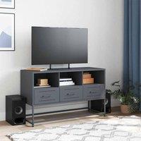 Berkfield Home TV Cabinet Anthracite 100.5x39x60.5 cm Steel in Dark Grey