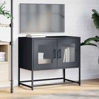 Berkfield Home TV Cabinet Anthracite 68x39x60.5 cm Cold-rolled Steel in Charcoal