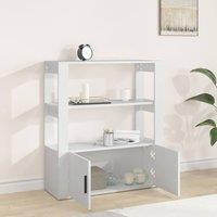 Berkfield Home Sideboard White 80x30x90 cm Engineered Wood | Size: 80 x 30 x 90 cm