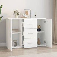Berkfield Home Sideboard White 91x29.5x65 cm Engineered Wood