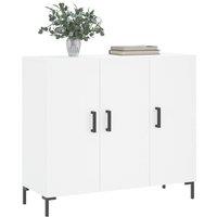 Berkfield Home Sideboard White 90x34x80 cm Engineered Wood | Size: 90 x 34 x 80 cm