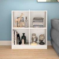 Berkfield Home Sideboard White 70x33x76 cm Solid Pinewood | Size: 70 x 33 x 76 cm