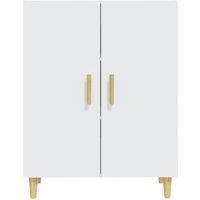 Berkfield Home Sideboard White 70x34x90 cm Engineered Wood | Size: 70 x 34 x 90 cm