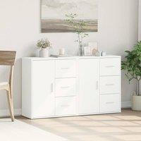 Berkfield Home Sideboards 2 pcs White 60x31x70 cm Engineered Wood | Size: 60 x 31 x 70 cm