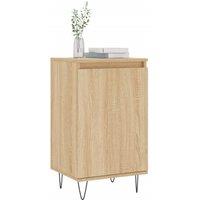 Berkfield Home Sideboards 2 pcs Sonoma Oak 40x35x70 cm Engineered Wood in Light Oak | Size: 40 x 35 x 70 cm