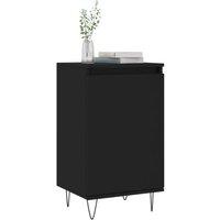 Berkfield Home Sideboards 2 pcs Black 40x35x70 cm Engineered Wood | Size: 40 x 35 x 70 cm