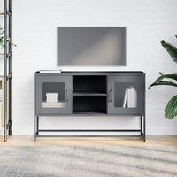 Berkfield Home TV Cabinet Anthracite 100.5x39x60.5 cm Steel in Dark Grey