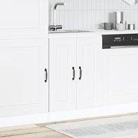 Berkfield Home Sink Base Cabinet Kalmar White 60x46x81.5 cm Engineered Wood