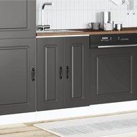 Berkfield Home Sink Base Cabinet Kalmar Black 60x46x81.5 cm Engineered Wood