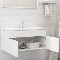 Berkfield Home Sink Cabinet White 100x38.5x46 cm Engineered Wood