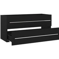 Berkfield Home Sink Cabinet Black 100x38.5x48 cm Engineered Wood