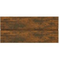 Berkfield Home Sink Cabinet Smoked Oak 100x38.5x45 cm Engineered Wood in Brown