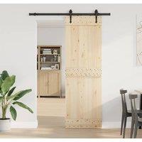 Berkfield Home Sliding Door Hardware Kit 152.5 cm Steel Black