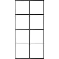 Berkfield Home Sliding Door Aluminium & ESG Glass 102.5x205 cm Black
