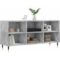 Berkfield Home TV Cabinet Concrete Grey 103.5x30x50 cm Engineered Wood