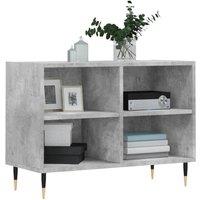 Berkfield Home TV Cabinet Concrete Grey 69.5x30x50 cm Engineered Wood