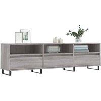 Berkfield Home TV Cabinet Grey Sonoma 150x30x44.5 cm Engineered Wood