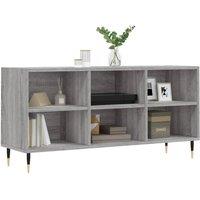 Berkfield Home TV Cabinet Grey Sonoma 103.5x30x50 cm Engineered Wood