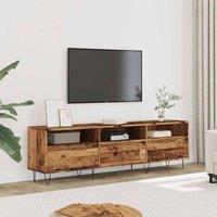 Berkfield Home TV Cabinet Old Wood 150x30x44.5 cm Engineered Wood in Brown