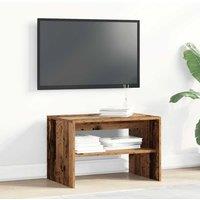 Berkfield Home TV Cabinet Old Wood 60x40x40 cm Engineered Wood in Brown | Size: 60 x 40 x 40 cm