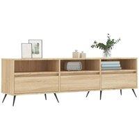 Berkfield Home TV Cabinet Sonoma Oak 150x30x44.5 cm Engineered Wood in Natural