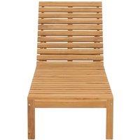 Berkfield Home Sun Loungers 2 pcs Solid Wood Teak in Brown
