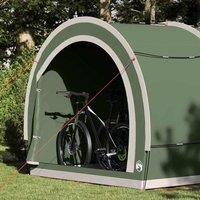 Berkfield Home Tent with Roof with Storage with Air Vent Green