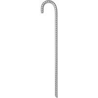Berkfield Home Tent Pegs 12 pcs 41.5 cm 12 mm Galvanised Steel in Silver