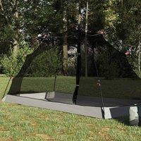 Berkfield Home Tent with Roof Other Manual with Air Vent Grey & Black 236 x 10