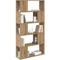 Berkfield Home TV Stand Artisan Oak Chipboard 80 x 24 x 155 cm TV Stand in Brown