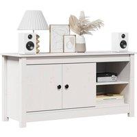 Berkfield Home TV Cabinet White 103x36.5x52 cm Solid Wood Pine