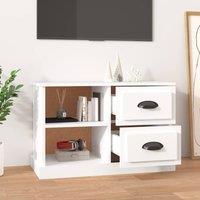 Berkfield Home TV Cabinet White 73x35.5x47.5 cm Engineered Wood