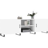 Berkfield Home TV Cabinet White 150x30x50 cm Engineered Wood | Size: 150 x 30 x 50 cm