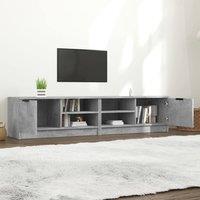 Berkfield Home TV Cabinets 2 pcs Concrete Grey 80x35x36.5 cm Engineered Wood