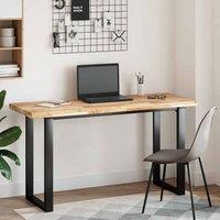 Berkfield Home Table Top Rectangular 160x50x4 cm Solid Wood Acacia in Brown | Size: 160 x 50 x 4 cm